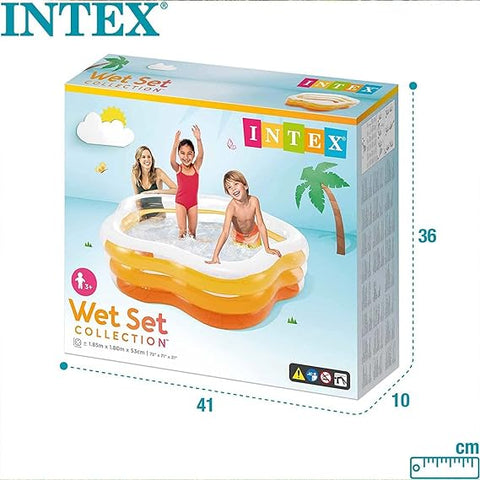 INTEX PENTEGON POOL--حوض سباحة إنتكس بينتغون