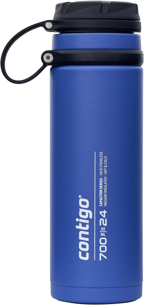 Contigo Premium Outdoor Fuse Stainless S-Nile--كونتيجوزمزمية ستانلس720 ازرق نيلي2156006