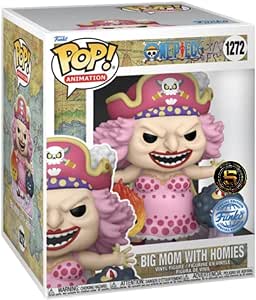 Funko Pop! Animation - Super: One Piece - Big Mom w/Homies Special Edition Multicolor Exclusive -- 1272فانكو بوب رسوم متحركة - اصدار خاص متعدد الالوان