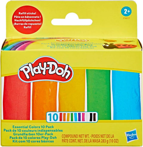 Play-Doh Essential Colors 10 Pack--عبوة ألوان أساسية من 10 قطع