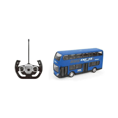 P.JOY RC DOUBLE DECKER BUS W/ LIGHTS BPC--باور جوي - حافلة من مستويان