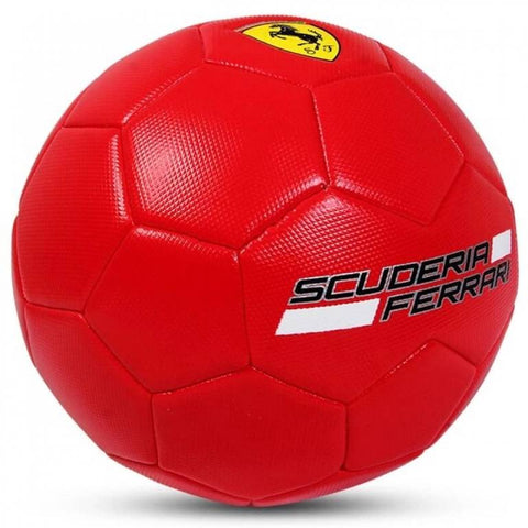 FERRARI #3 MACHINE SEWING SOCCER BALL--كرة قدم فيراري أحمر - 5 بوصة