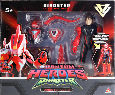 Dinoster 7.8'' Armored Action Figure - Lucio--دينوستر - مجسم مدرع  7.8 انش  لوسيو