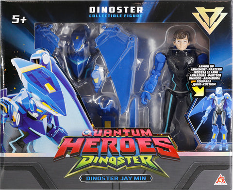 Dinoster 7.8'' Armored Action Figure - Jay Min--دينوستر - مجسم مدرع  7.8 انش -أوز