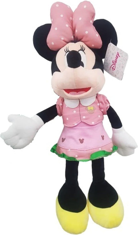 Disney Plush Minnie Mouse Love Strawberries Collection 18-Inches--دمية على شكل شخصية ميني ماوس من مجموعة لوف ستروبريز من ديزني بلاش، بمقاس 18 انش