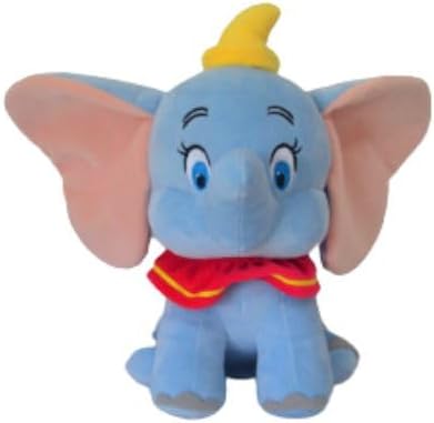 DISNEY PLUSH VALUE ANIML CORE DUMBO M9--دمية محشوة مخملية بتصميم الفيل دامبو من ديزني بلاش، مقاس 23 سم