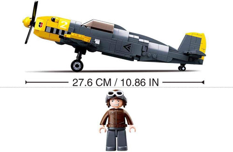 SLUBAN WWII-MESSERSCHIMITT BF 109 (289pc--سلوبان قطع تركيب طائرة الحرب العالمية الثانية بي أف 109 (289 قطعة)