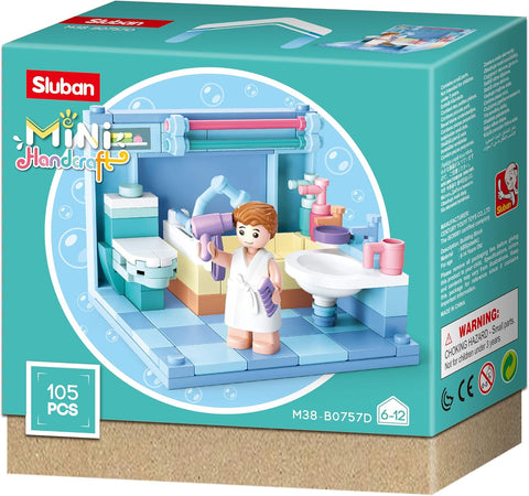 Sluban Mini Handcraft Building Blocks (6 Boxes) -- سلوبان مكعبات بناء صغيرة مصنوعة يدويًا (6 صناديق)