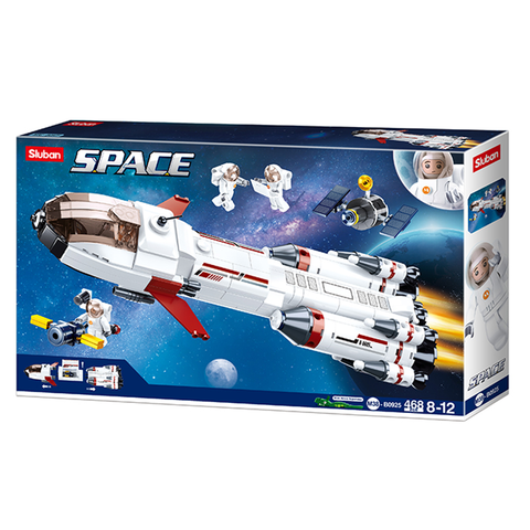 SLUBAN SPACE-SATURN EXPEDITION ROCKET 468PCS -- سلوبان صاروخ فضائي 468 قطعة