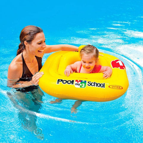 Intex Deluxe Baby Float, Yellow--عوامة اطفال ديلوكس من انتكس، باللون الاصفر