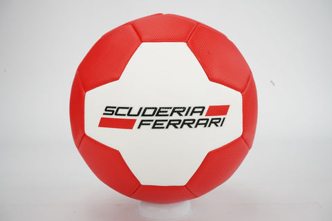 FERRARI #5 MACHINE SEWING SOCCER BALL--كرة قدم فيراري احمر X أبيض - 5 بوصة