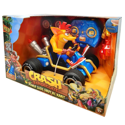 Crash Bandicoot Remote Control Drift Karts--كراش بانديكوت عربات الانجراف بجهاز تحكم عن بعد، ألوان متعددة