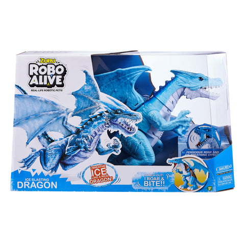 ZURU ROBO ALIVE ROBOTIC-SERIES1 Fire Breathing Roaring Dragon (Assorted)-- تنين يزأر يتنفس النار (متنوع)