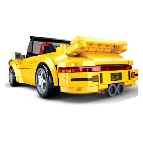 MODELBRICKS-930 Sport Car- 290 PCS--سلوبان قطع تركيب سيارة أصفر  -  290 قطعة