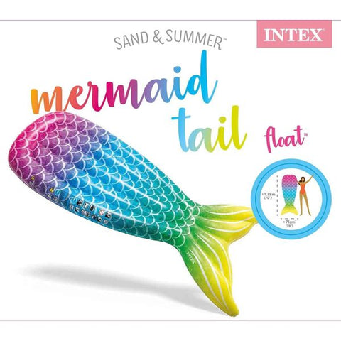 INTEX MERMAID TAIL FLOAT--انتكس حورية البحر الذيل يطفو