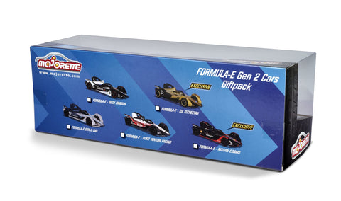 Majorette  Formula-E Gen 2 Cars 5 Pieces Giftpack--ماجوريت سيارات سباق 5 حبة من سيمبا