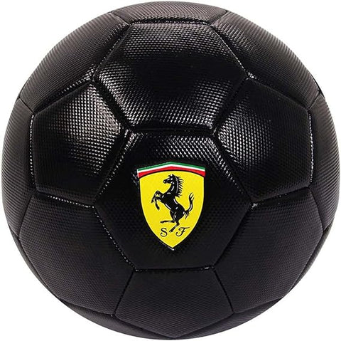 FERRARI #5 MACHINE SEWING SOCCER BALL--كرة قدم فيراري أسود - 5 بوصة