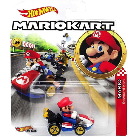 Hot Wheels  Mario Kart  Collection of 1:64 Scale Die-Cast Replica Vehicles, Toy Collectibles--مجموعة هوت ويلز ماريو كارت من مركبات طبق الأصل مصبوبة بمقياس 1:64، ومقتنيات الألعاب