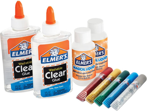 ELMERS STARTER SLIME KIT 8PCS--ايلميرز مجموعة سلايم للمبتدئين 8قطع