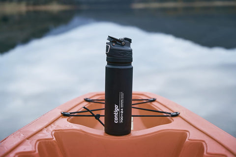 Contigo Premium Outdoor Free Flow Stainl-Black--كونتيجوزمزمية ستانلس 720مل اسود 2155965