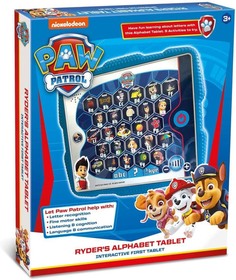 Paw Patrol Ryders Alphabet Tablet--تابلت الحروف الأبجدية من باو باترول رايدرز