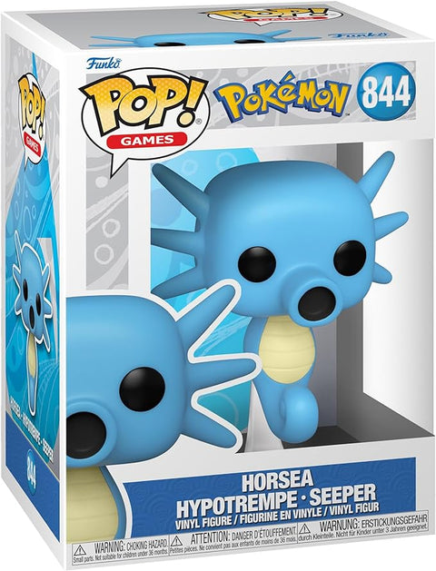 Funko POP! Games: Pokemon - Horsea - Collectable Vinyl Figure - Gift Idea - Official Merchandise -- فانكو - مجسم بوكيمون - هورسي/هيبوتريمب بوب 10 سم ، ألوان متعددة، فينيل