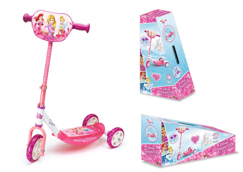 SMOBY - DISNEY PRINCESS 3 WHEEL SCOOTER--سموبي سكوتر ثلاثي برينسس