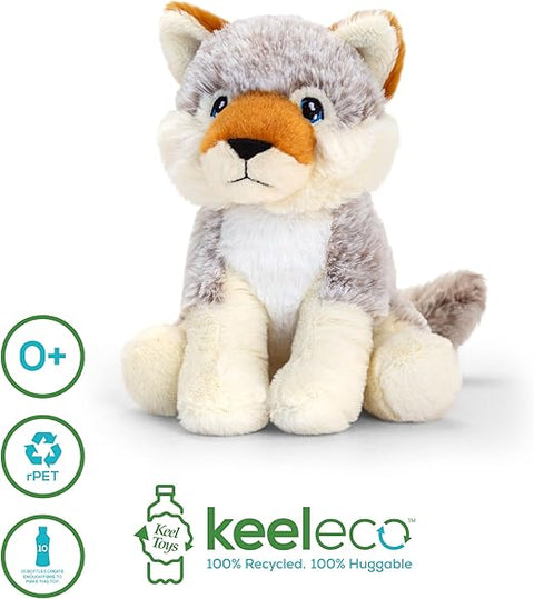 KEELECO WOLF 18CM--ذئب كيليكو 18 سم