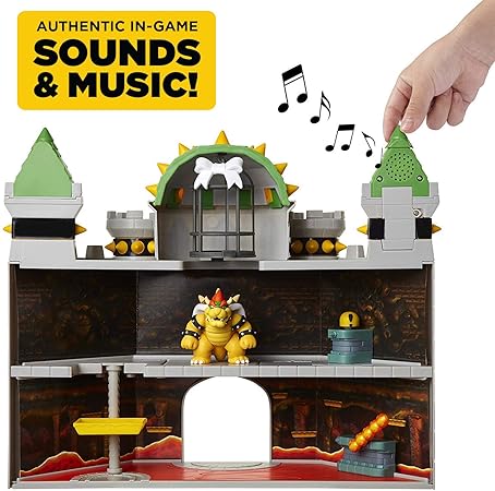 SUPER MARIO BOWSER CASTLE PLAYSET--مجموعة لعب سوبر ماريو باوزر كاسل