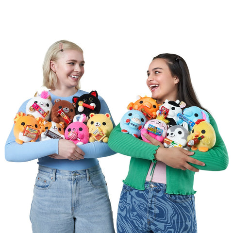 ZURU SNACKLES Mini Brands Capsule 1 Surprise Super Soft Plush Collectable 5.5" -- مفاجأة قطيفة فائقة النعومة قابلة للجمع، 5.5 بوصة