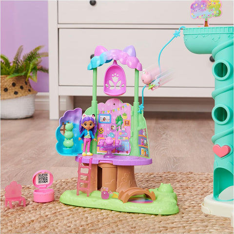 Gabby’s Dollhouse, Transforming Garden Treehouse Playset --مجموعه العاب الحديقة من غابيز دولهاوس