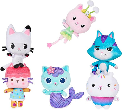 Gabby’s Dollhouse-Purr-ific Plush Asst--دمية بور-فيك من غابيز دولهاوس