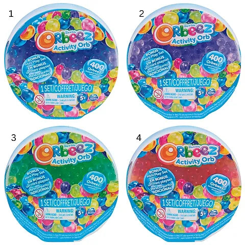 Orbeez Activity Orbeez Mini Set 400  4 Color--أوربيز جرون سربرايز ميني بلاي ستيشن 400