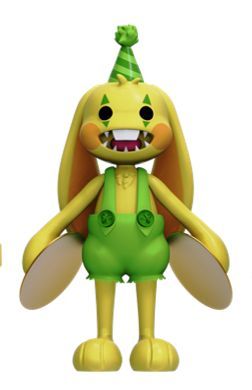 Poppy Playtime - Bunzo Bunny Action Figure (5" Tall Posable Figure, Series 2) --مجسم شخصية بونزو باني من بوبي بلاي تايم، مجسم بطول 12.7 سم قابل لاتخاذ الوضعيات، السلسلة 2