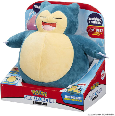 Pokemon Feature Plush Snooze Act.Snorlax--لعبة بوكيمون مميزة من المخمل سنوز اكت سنورلاكس