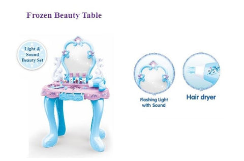 FROZEN BEAUTY CENTER PLAYSET L&S--مجموعة ألعاب مركز الجمال فروزن ال اس