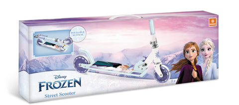 Mondo Scooter 2wheels Frozen--دراجة نارية مجمدة بعجلتين، من موندو، عدد العجلات: 2، هيكل يحتوي على الألومنيوم، شباب، ابيض