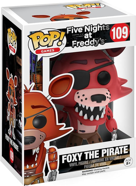 Pop! Games: Five Night at Freddy's - Foxy The Pirate--البوب! الألعاب: خمس ليالٍ في فريدي - القرصان فوكسي