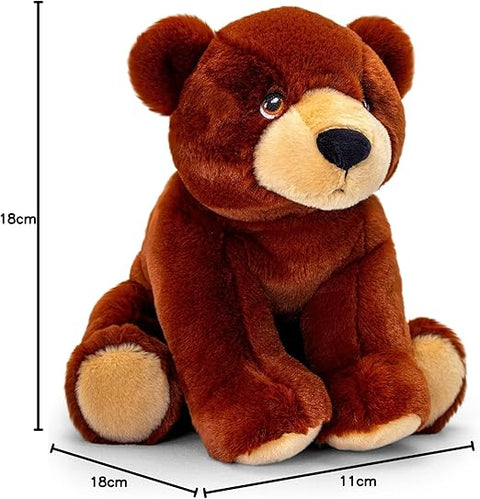 KEELECO BROWN BEAR 18CM--كيليكو براون بير 18 سم