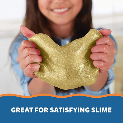 ELMERS Glitter Glue GOLD Washable 177ml--ايلميرز سائل غراء ذهبي لامع 177ملم