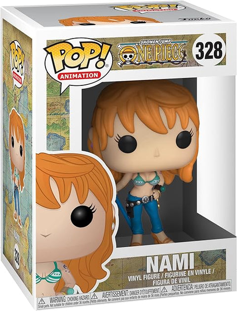 Funko Pop! Animation One Piece: Nami Toy Collectible--فانكو بوب! أنيمي ون بيس: تمثال نامي القابل للجمع