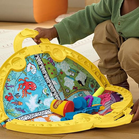 Play-Doh Starters Fold and Go Playmat--طقم بساط قابل للطي والبدء