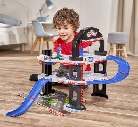 MAJORETTE Urban Garage + 5 Cars--داي كاست - اوربان كراج + 5 سيارات متنوعة