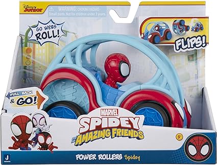 Spidey N Friends - Feature Vehicle Power Rollers Spidey--سبايدي مركبة مميزة القوة المتدحرجة سبايدي