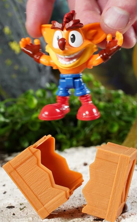 Crash Bandicoot 2.5-Inch Boulder Dash Diorama--كراش بانديكوت 2.5 بوصة بولدر داش ديوراما