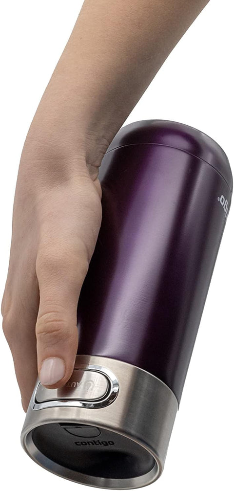 Contigo Autoseal Luxe Vacuum Insulated S-Mov--كوب حراري مفرغ فاخر باغلاق تلقائي للسفر من كونتيجو