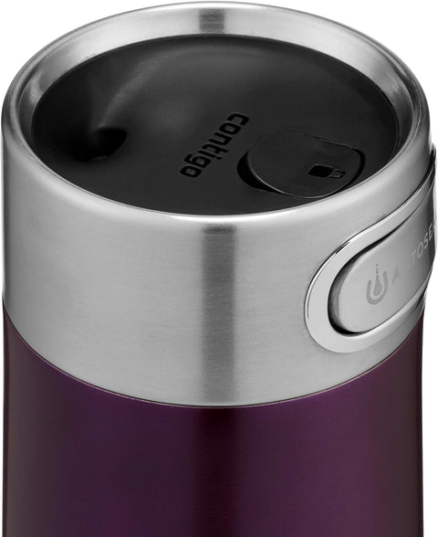 Contigo Autoseal Luxe Vacuum Insulated S-Mov--كوب حراري مفرغ فاخر باغلاق تلقائي للسفر من كونتيجو