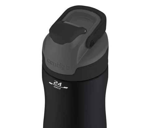 Contigo Autoseal Chill - Vacuum Insulate-Black--زجاجة شرب باردة ذاتية الغلق من كونتيجو بلون اسود