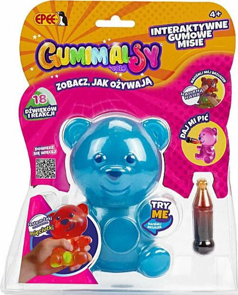 Rubbery Squeezable Gummy-Bear Shape  - Assortment --دب مطاطي تفاعلي قابل للضغط - متنوعة