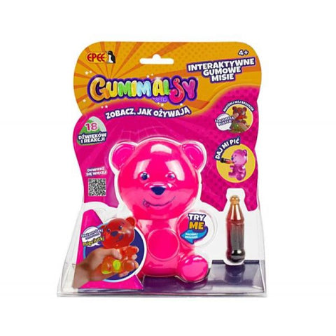 Rubbery Squeezable Gummy-Bear Shape  - Assortment --دب مطاطي تفاعلي قابل للضغط - متنوعة